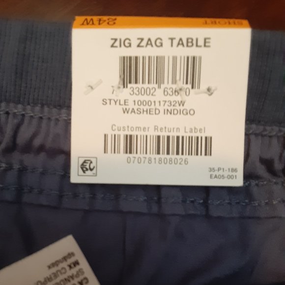 Style & Co Zig Zag Table Mid Rise Comfort Fit Bermuda Shorts Studio - Picture 11 of 15